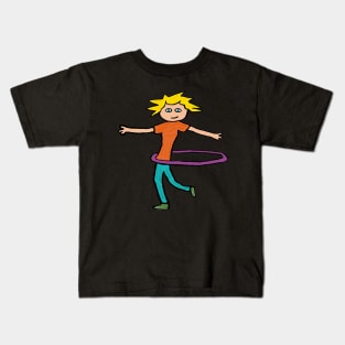 Hula Hooping Kids T-Shirt